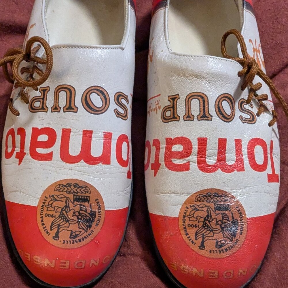 ICON Campbell's Tomato Soup shoes, women's size 8.5